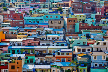 Gamcheon Culture Village is a popular tourist site in Busan, South Korea.