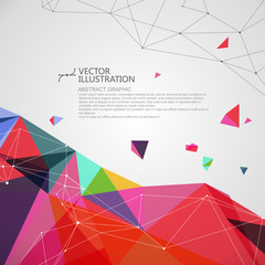 Obraz premium Nieregularny kształt kropek, linii i twarzy, abstrakcyjny wzór.