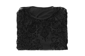 Folded shirt isolated