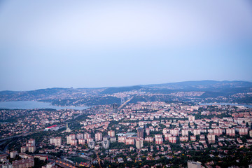 Istanbul from highest building in Europe