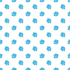 seamless flower pattern background vector