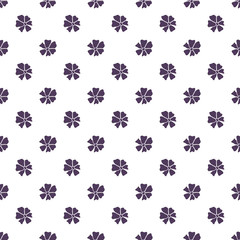 seamless flower pattern background vector