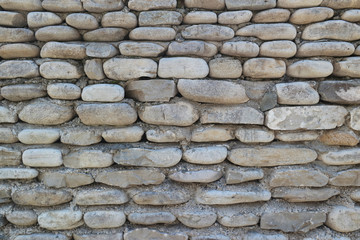 Part of a stone wall, for background or texture.