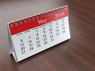 3D rendering calendar