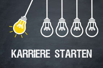 Karriere starten / Lampen / Konzept