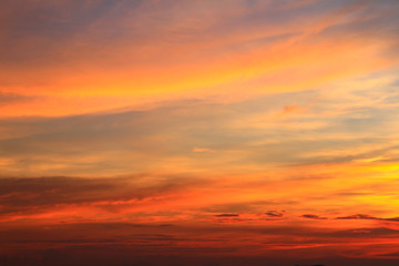 Fototapeta na wymiar Beautiful sky on twilight time 