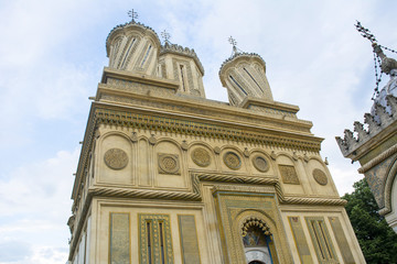 Fototapeta premium The monastery Curtea de Arges in Arges, Romania.