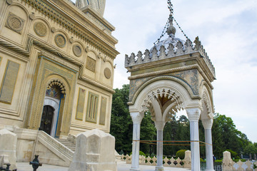Fototapeta premium The monastery Curtea de Arges in Arges, Romania.