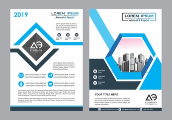 abstract cover and layout for presentation and marketing