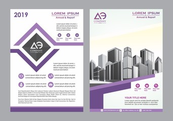 abstract cover and layout for presentation and marketing