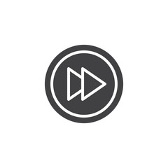 Rewind button vector icon. filled flat sign for mobile concept and web design. Media player button rewind simple solid icon. Symbol, logo illustration. Pixel perfect vector graphics