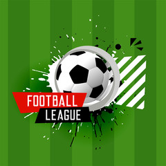 abstract football league banner background