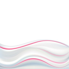 Abstract vector background. Cream. Mousse. Yogurt. Ice cream. White. Wave. Mesh. Shape.