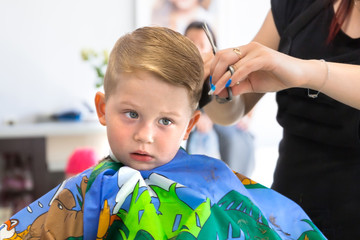 Haircut of three years old boy © Patryk Kosmider