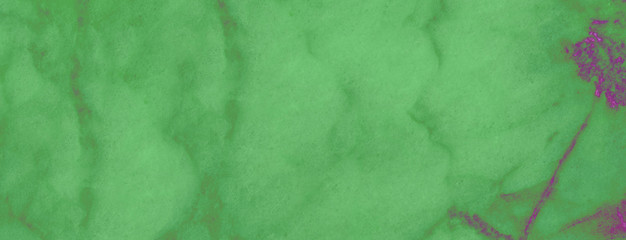 Green and purple Marble surface background copy space. Long banner for blogs and web sites