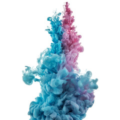 color splashes of ink