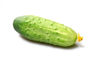 cucumbers isolated on white background