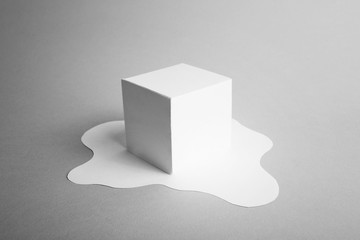 minimal white cube concept