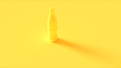 Yellow Bottle 3d Illustration