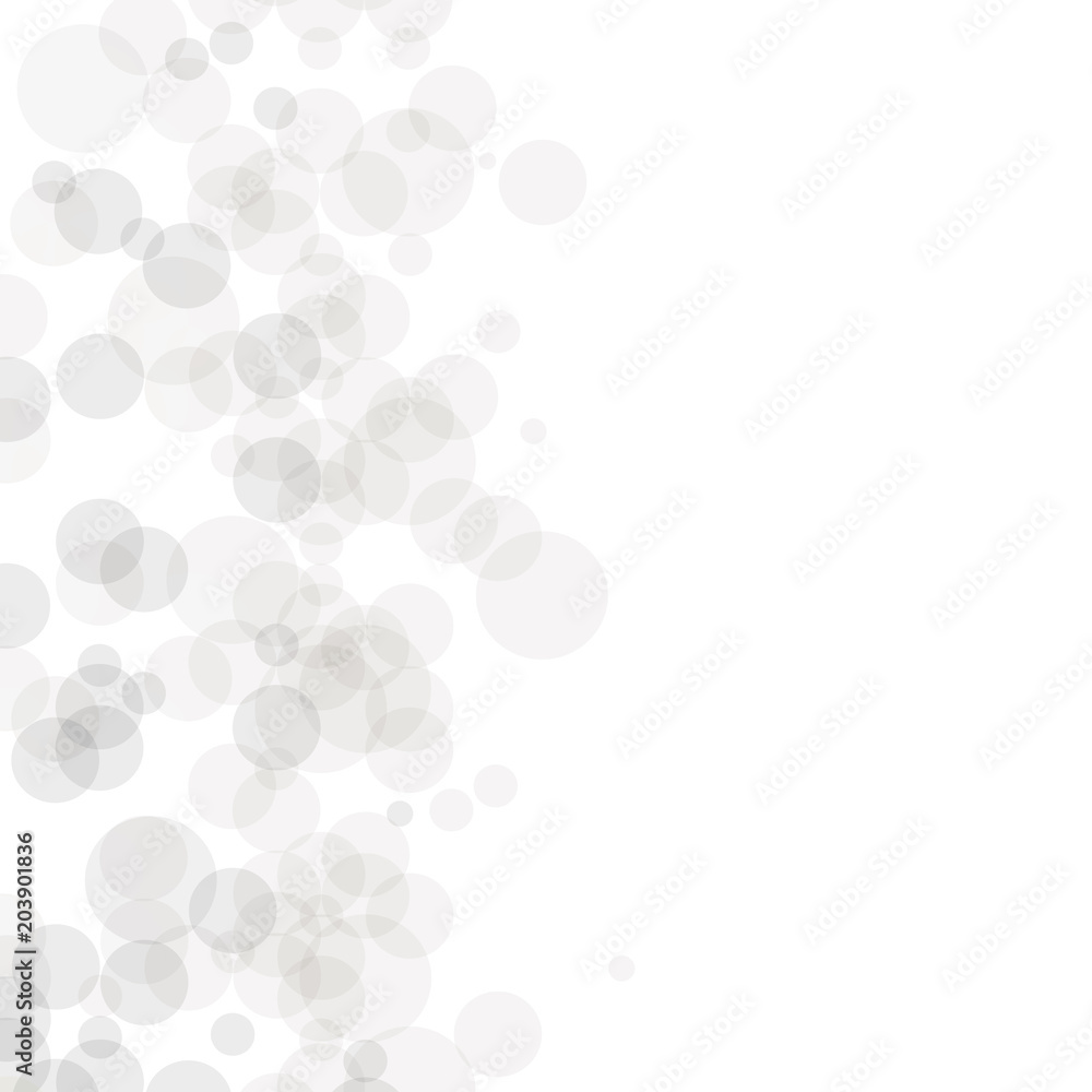 Poster vector geometric pattern. modern texture in monochrome. grey dotted design. stylish tiles of circles