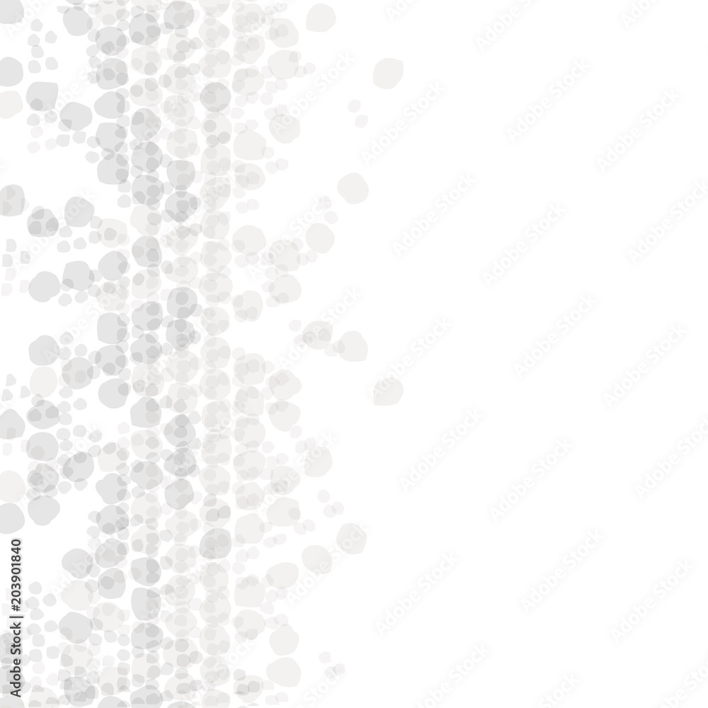 Poster vector geometric pattern. modern texture in monochrome. grey dotted design. stylish tiles of circles
