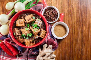 Mapo Tofu - sichuan spicy dish