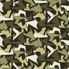 Abstract Military Camouflage Background