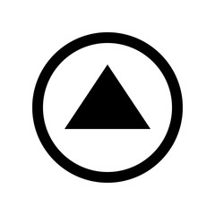 arrow triangle up
