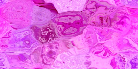 Fototapeta premium Seamless horizontal texture with abstract dyed paint in large colorful strokes