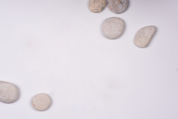 naturel stones on background