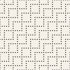 Vector seamless pattern. Modern stylish abstract texture. Repeating geometric tiles