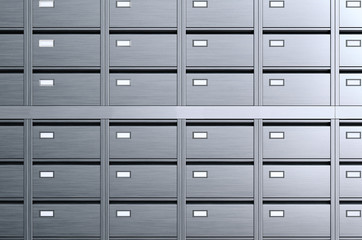 Storage boxes. Archives. 3d illustration