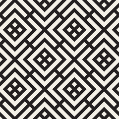 Vector seamless lines mosaic pattern. Modern stylish abstract texture. Repeating geometric tiles