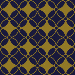 Antique seamless background Round Cross Curve Flower Frame