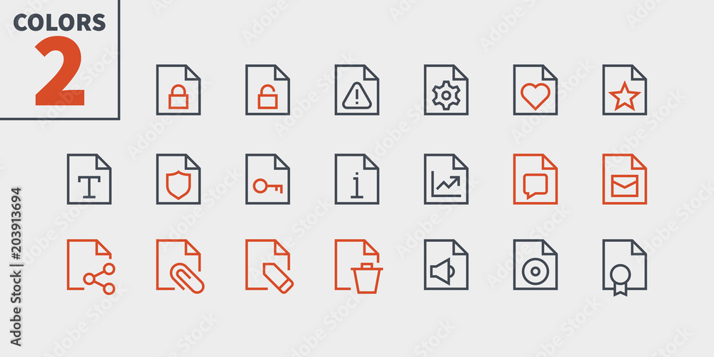Poster file ui pixel perfect well-crafted vector thin line icons 48x48 ready for 24x24 grid for web graphic