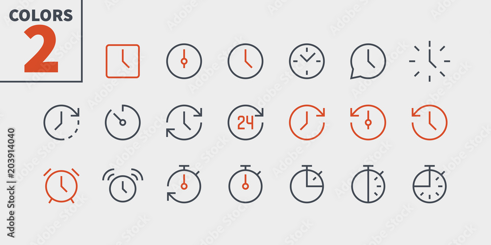 Poster time ui pixel perfect well-crafted vector thin line icons 48x48 ready for 24x24 grid for web graphic