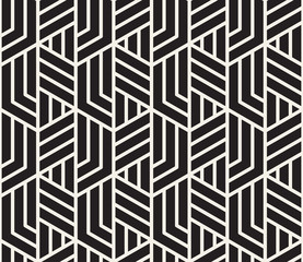 Vector seamless pattern. Modern stylish abstract texture. Repeating geometric tiles