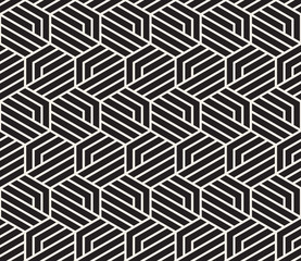 Vector seamless pattern. Modern stylish abstract texture. Repeating geometric tiles