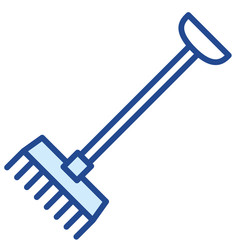 Rechen / Harke Vector Icon Illustration