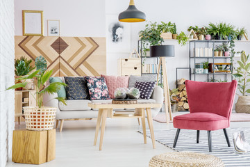 Colorful living room