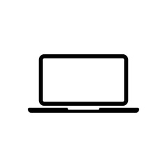 Laptop or notebook computer icon