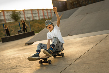 having fun at the skate park © cherryandbees