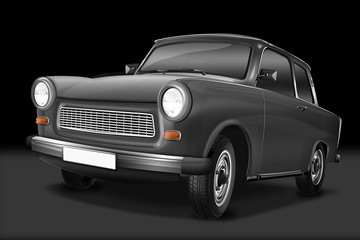 Trabant 601 - berühmter DDR Oldtimer, freigestellt
