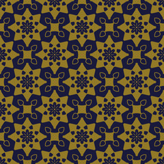 Antique seamless background Round Curve Star Cross Frame Flower