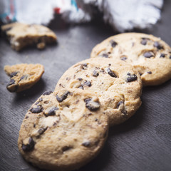 Cookies with chocolate pieces