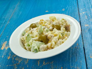 ensalada de bacalao