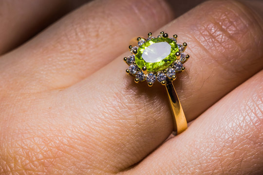 Buy Natural Peridot Ring / Peridot Jewelry / White Gold Plated S925  Sterling Silver Peridot Ring / Engagement Ring / Wedding Ring / Olivine Ring  Online in India - Etsy