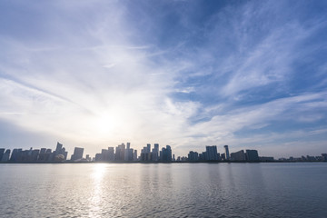 panoramic city skyline