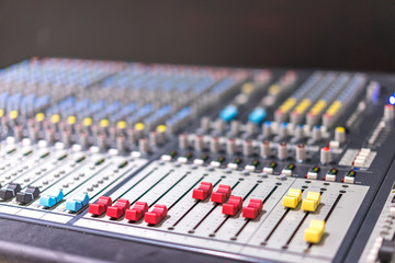 Fototapeta premium sound mixer