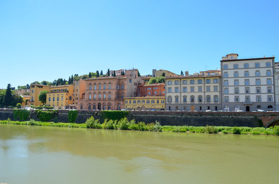 Les rives de l'Arno, Florence, Italie